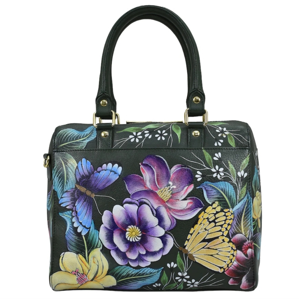 Anuschka Zip Around Satchel Handbag